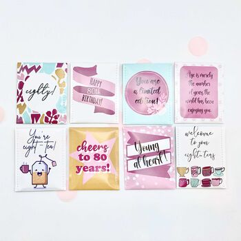 80th Birthday Tea Gift | Milestone Birthdays, 6 of 12