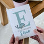 Personalised Christening Card Blue Whale, thumbnail 5 of 5