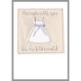 Personalised Bridesmaid Or Flower Girl Dress Card, thumbnail 2 of 11