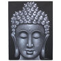 Buddha Painting Grey Brocade Detail, thumbnail 1 of 5