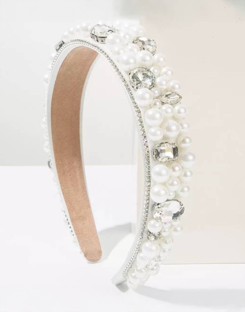 Moonlit Grace Headband With A Pink Satin Drawstring Bag // Ages Six To Adult, 1 of 4