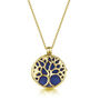 Personalised Tree Of Life 18 K Gold Plated Locket, thumbnail 8 of 12