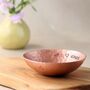 Personalised 7th Anniversary Small Copper Bowl, thumbnail 6 of 10