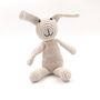 Handmade My First Bunny Natural Fair Trade Toy, thumbnail 4 of 6