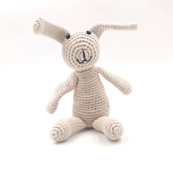 Handmade My First Bunny Natural Fair Trade Toy, 4 of 6