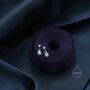 Tiny Opal Dangle Stud Earrings In Sterling Silver, thumbnail 3 of 11