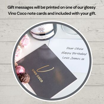 Vino Coco Personalised Valentine's Day Bottega Prosecco And Truffles Gift Set, 9 of 9