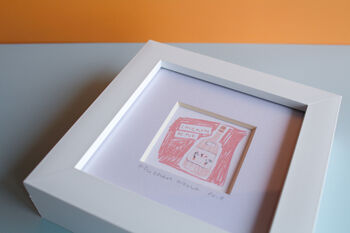 Chicken Wine Mini Art Print, 3 of 8