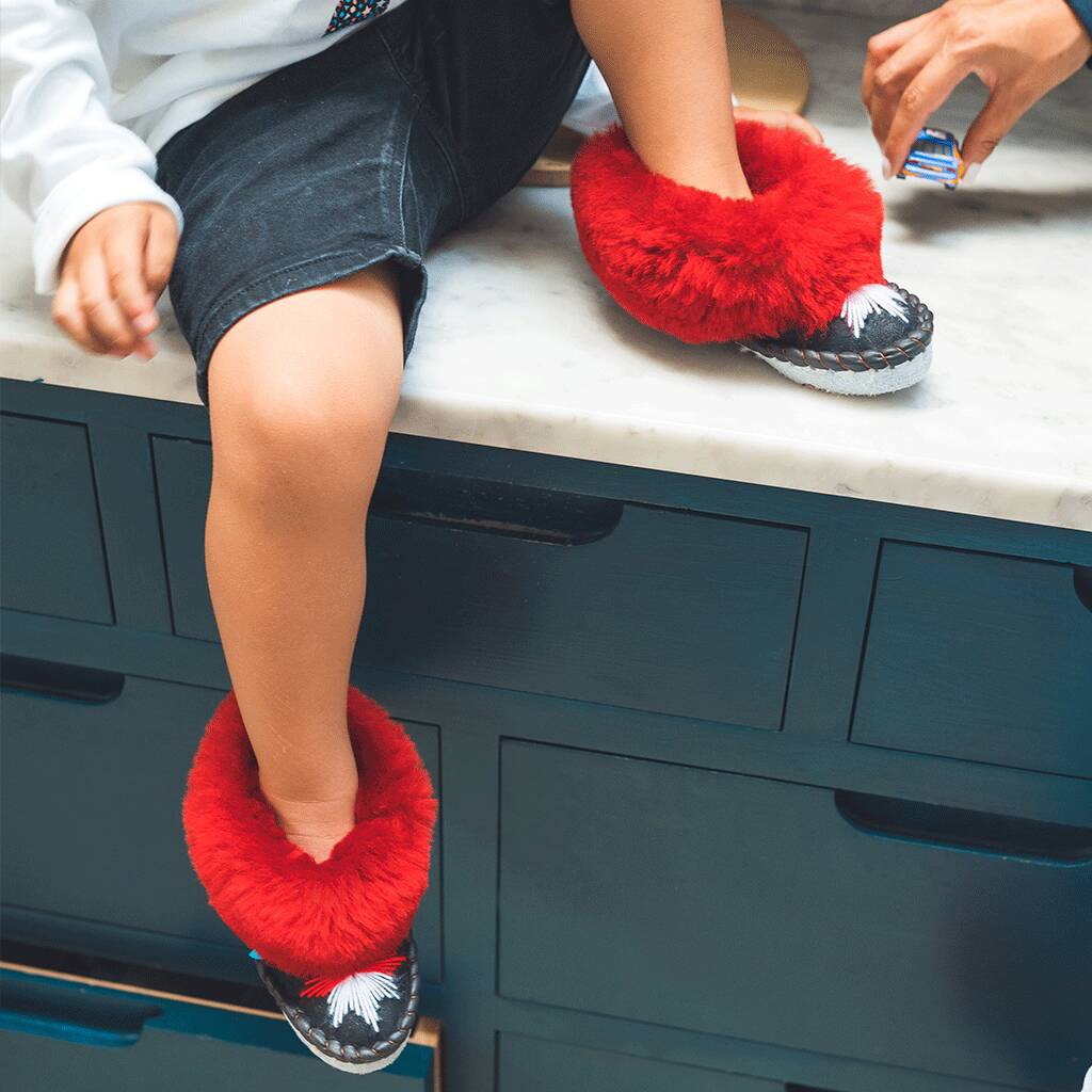 Childrens Ruby Sheepers Slippers, 1 of 10