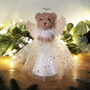 Little Bear Co. Gold Teddy Bear Tree Topper, thumbnail 1 of 6