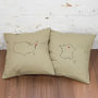 Two Personalised Map Cushion Covers, thumbnail 2 of 6