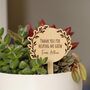 Personalised Thank You For Helping Me Grow Plant Tag, thumbnail 1 of 8