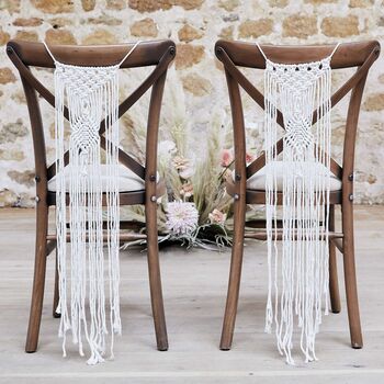 Macrame Wedding Chair Decorations, 2 of 4