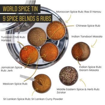 Spice Kitchen World Spice Blends Tin With Sari Wrap, 3 of 7