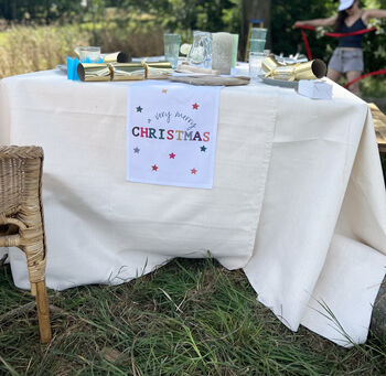 Colourful Christmas Table Runner, 4 of 8