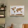 Compact Travel Gift Set World Map With Push In Pins And Personalised Scrapbook, thumbnail 9 of 12