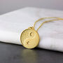 Sun And Moon Yinyang Vermeil Necklace, thumbnail 4 of 7