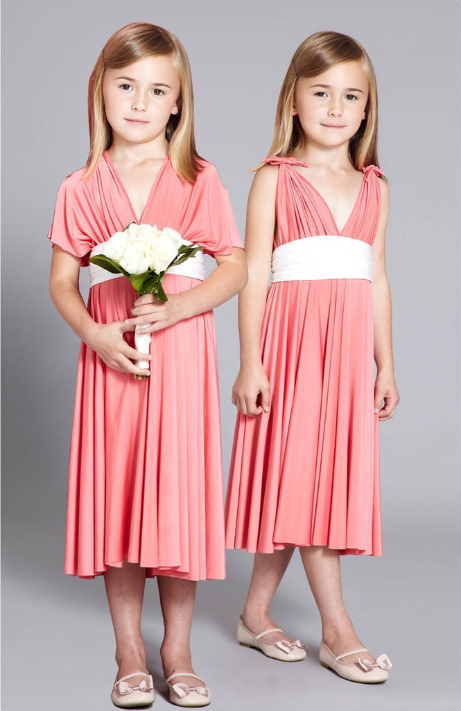 Girl's Multiway Bridesmaid Dress By In One Clothing ...
