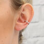 Sterling Silver And Crystal Conch Ear Cuffs, thumbnail 1 of 6