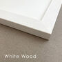 30 X 40 Cm Solid Wood Picture Frame Oak / White, thumbnail 4 of 6