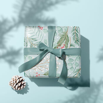 Luxury Christmas Foliage Gift Wrap Sheets, 3 of 3