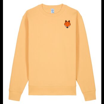 Unisex Organic Cotton Embroidered Fox Sweatshirt, 10 of 12