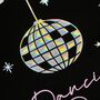 Personalised Dancing Queen Hen Party Black T Shirt, thumbnail 3 of 4