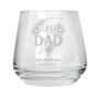 Whisky Gifts Personalised Super Dad Whisky Glass, thumbnail 3 of 5