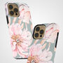 Pastel Peony Green Tough Case For iPhone, thumbnail 3 of 4