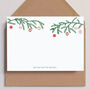 Baubles Personalised Christmas Note Cards, thumbnail 1 of 2