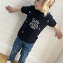 Daddy You Are The World Child Or Sibling Tshirt Set, thumbnail 2 of 3