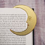 'Midnight Readers Club' Moon Brass Bookmark, thumbnail 4 of 7
