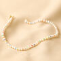 Miyuki Seed Bead And Freshwater Seed Pearl Anklet, thumbnail 2 of 5