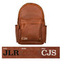 Personalised Brown Leather 16 Inch Macbook Backpack, thumbnail 9 of 11