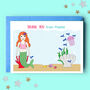 Mermaid Personalised Thank You Note Cards, thumbnail 2 of 3