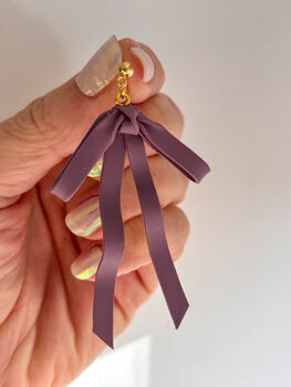 Skinny Bow Dangles, 2 of 3