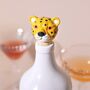Leopard Head Bottle Stopper, thumbnail 1 of 2