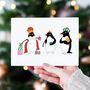 Silly Penguins Christmas Card Pack, thumbnail 8 of 9
