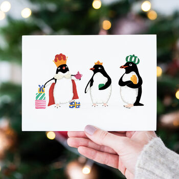 Silly Penguins Christmas Card Pack, 8 of 9