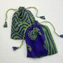 Fair Trade Recycled Sari Fabric Refillable Lavender Bag, thumbnail 3 of 12