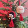 Personalised Snowman Hook Christmas Bauble, thumbnail 1 of 5