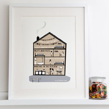 Personalised Family Home Print, 4 of 12