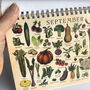Fruit And Vegetable Desk Calendar, UK Version, thumbnail 11 of 12