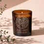 Personalised Engagement Gift For Couple Bespoke Map Candle Glow Through And Refillable, thumbnail 1 of 12
