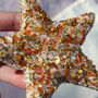 Hand Beaded Star Christmas Tree Topper, thumbnail 3 of 7