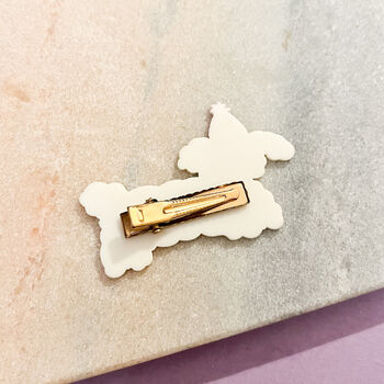 Party Dog Acrylic Hair Clip, 3 of 3