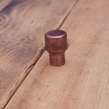 Aged Copper Raised Dimple Knob, 3 of 5