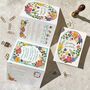 Whimsical Flower Garden Concertina Invitations, thumbnail 4 of 9