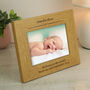 Personalised Formal 6x4 Landscape Oak Finish Photo, thumbnail 2 of 2