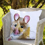 Inky Mouse Outdoor Cushion For Garden Furniture, thumbnail 7 of 8